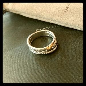 David Yurman Crossover Ring sz 7